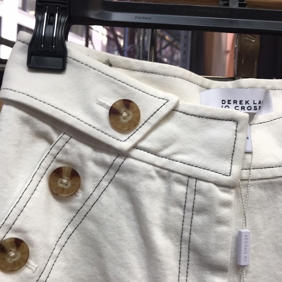 NWT,Derek Lam 10 Crosby Culotte Pant,off white - Picture 11 of 15